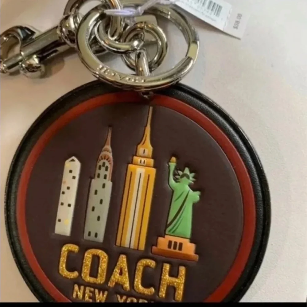 Coach NYC KEY FOB NEW YORK CITY Out of Circulation